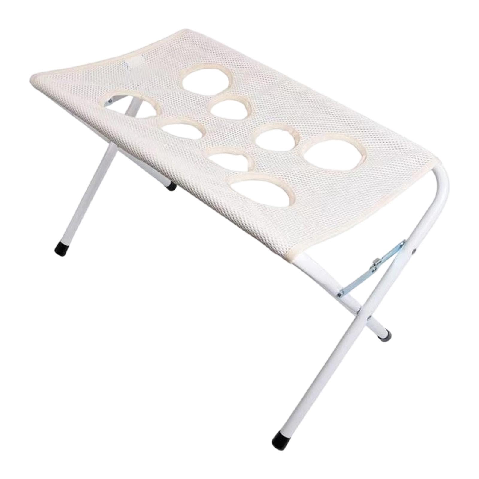perfk Mesa de peluquería para Mascotas, estación de Lavado, Cama de baño Profesional, Soporte de baño Desmontable para Perros, Cachorros y Gatitos, Tienda