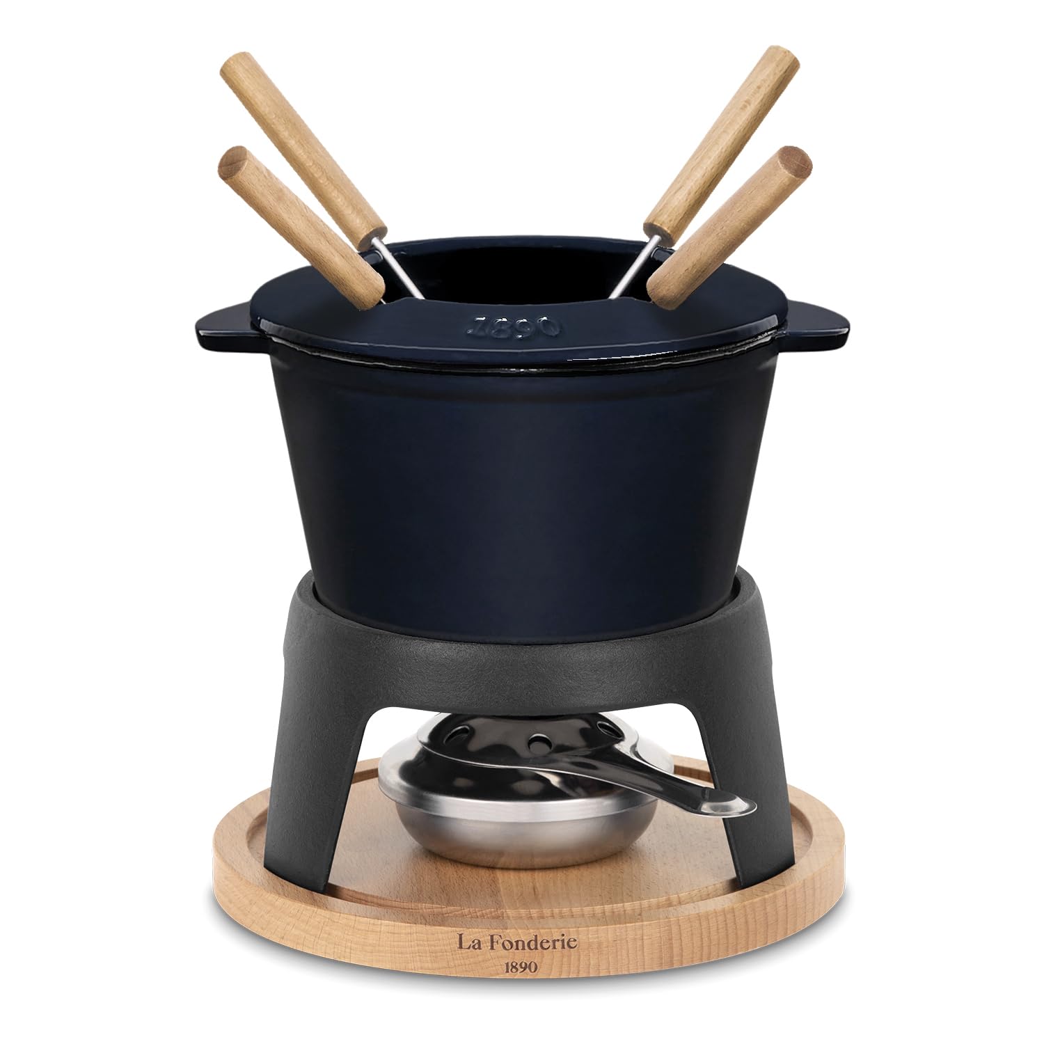Set per fonduta in ghisa MONT D'ARBOIS per formaggio e cioccolato - La Fonderie 1890