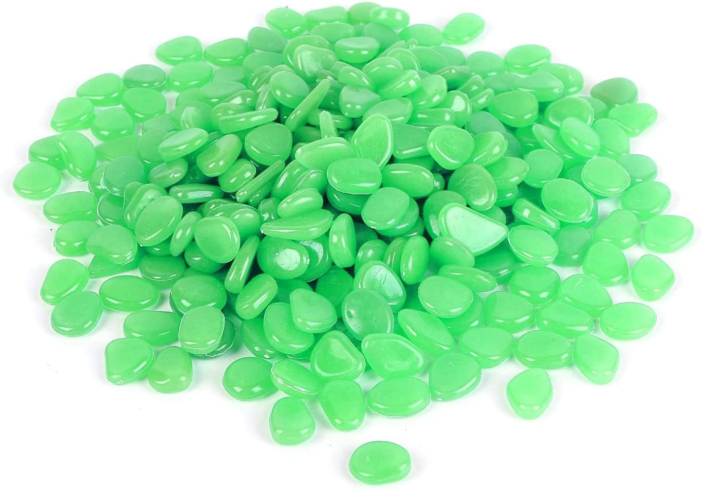 VINSH ENTERPRISE Glow Pebbles 100 pcs Glowing Rocks Glow in The Dark Stones for Outdoor Decor Garden Lawn Yard Luminous Pebbles for Landscaping Walkway Pathway, Aquarium Fish Tank Rocks (Multicolor) (B0DC6V8N43) Amazon Price History, Amazon Price Tracker