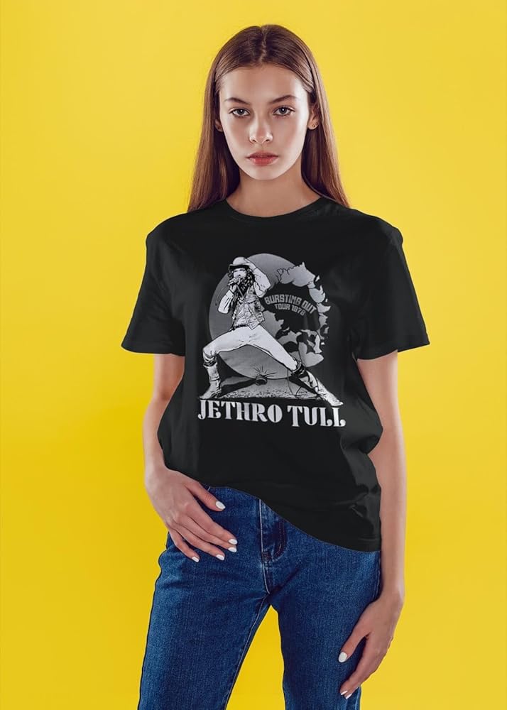 2Bhip Jethro Tull Bursting Out Tour 1978 Adult Short Sleeve