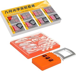 BLOOOK Refraction Optical Experiment Set Battery Powered Geometric Optics Experimental Set Easy Operation Physics Lab Learning Kits Intuitive Teaching for Child Kids