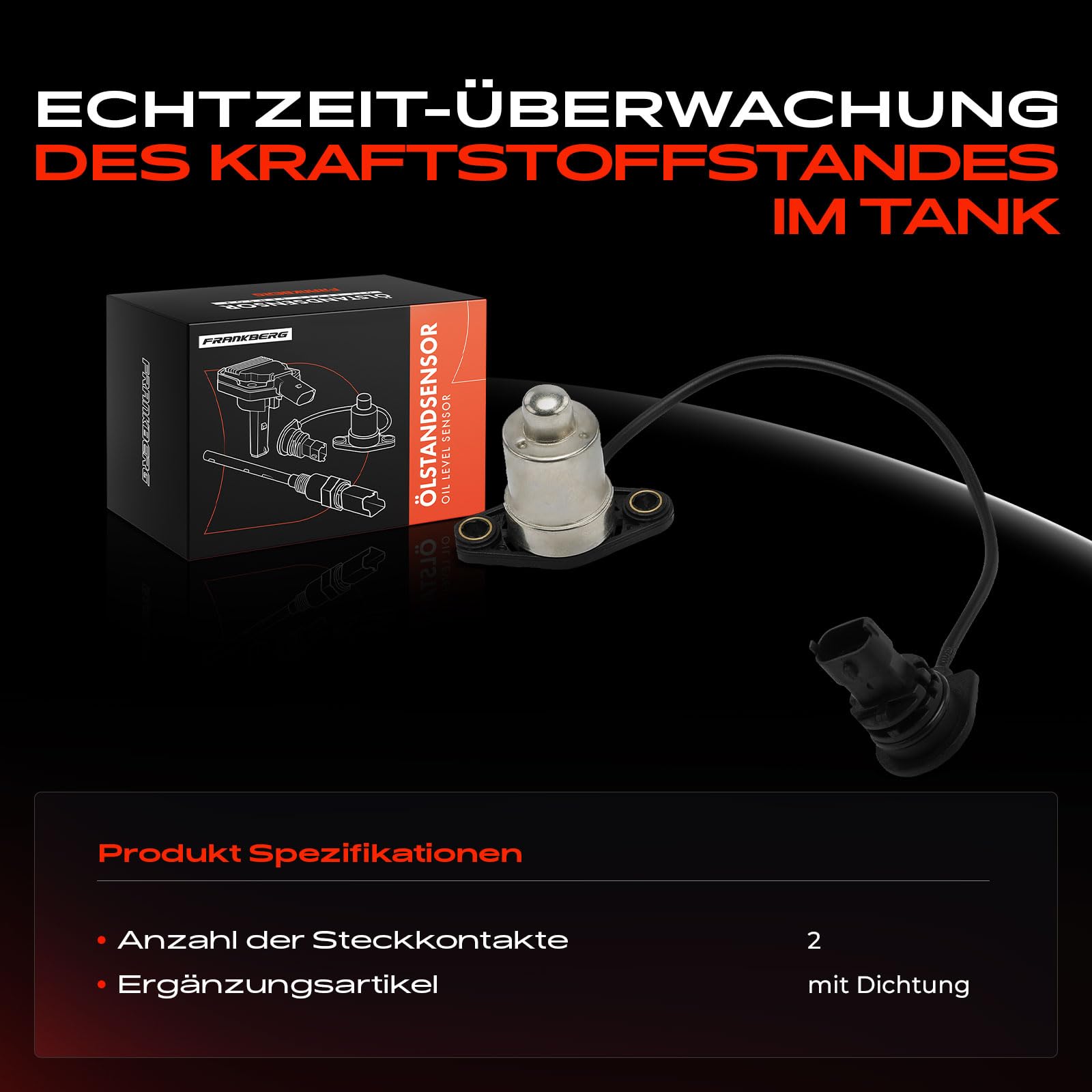 Frankberg Ölstandsensor Ölniveausensor 2-Polig Replace #93177497
