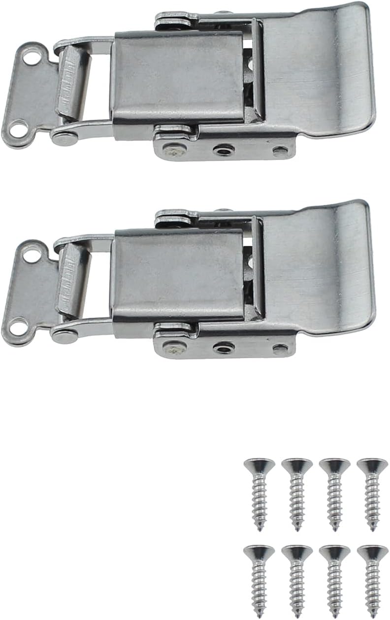 RLECS 2PCS Stainless Steel Latch Buckle Box Lock 304 67mm/2.64inch for ...