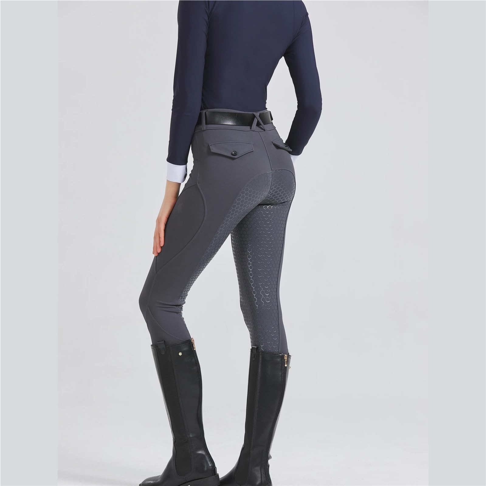 Reithose for Damen, professionelle Reitsporthose, aus Silikon, rutschfest, verschleißfest, hochelastisch Für Reitsport