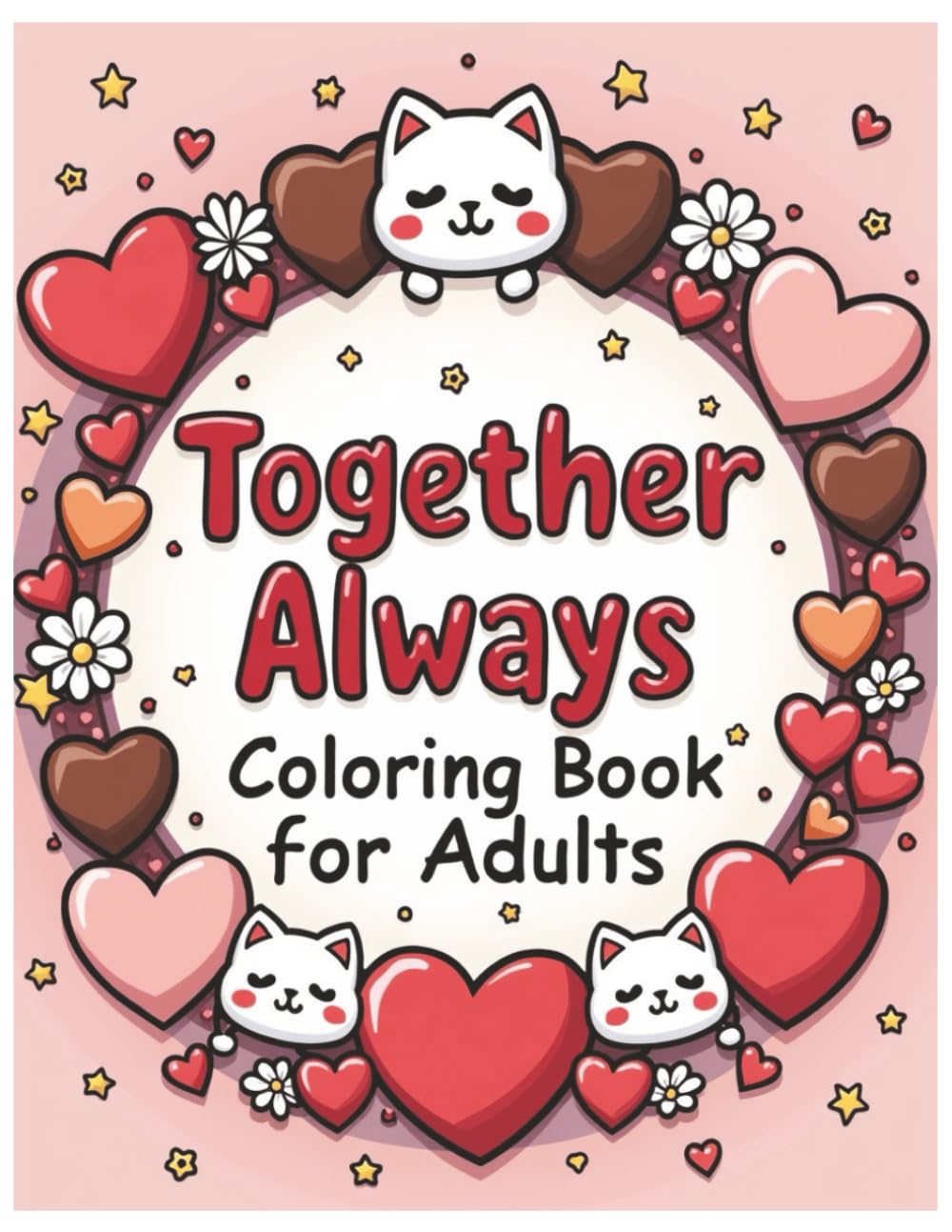 Together Always Coloring Book for Adults: Cozy Romantic Coloring Pages Celebrating Partnership & The Gift of Love