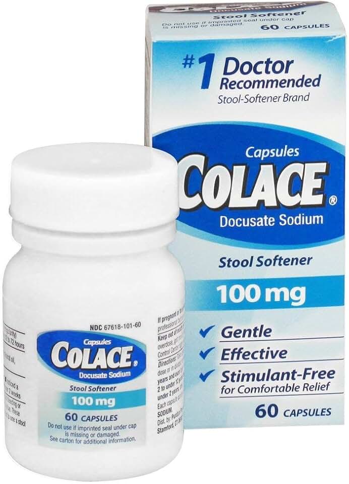 colace stool softener 100 mg