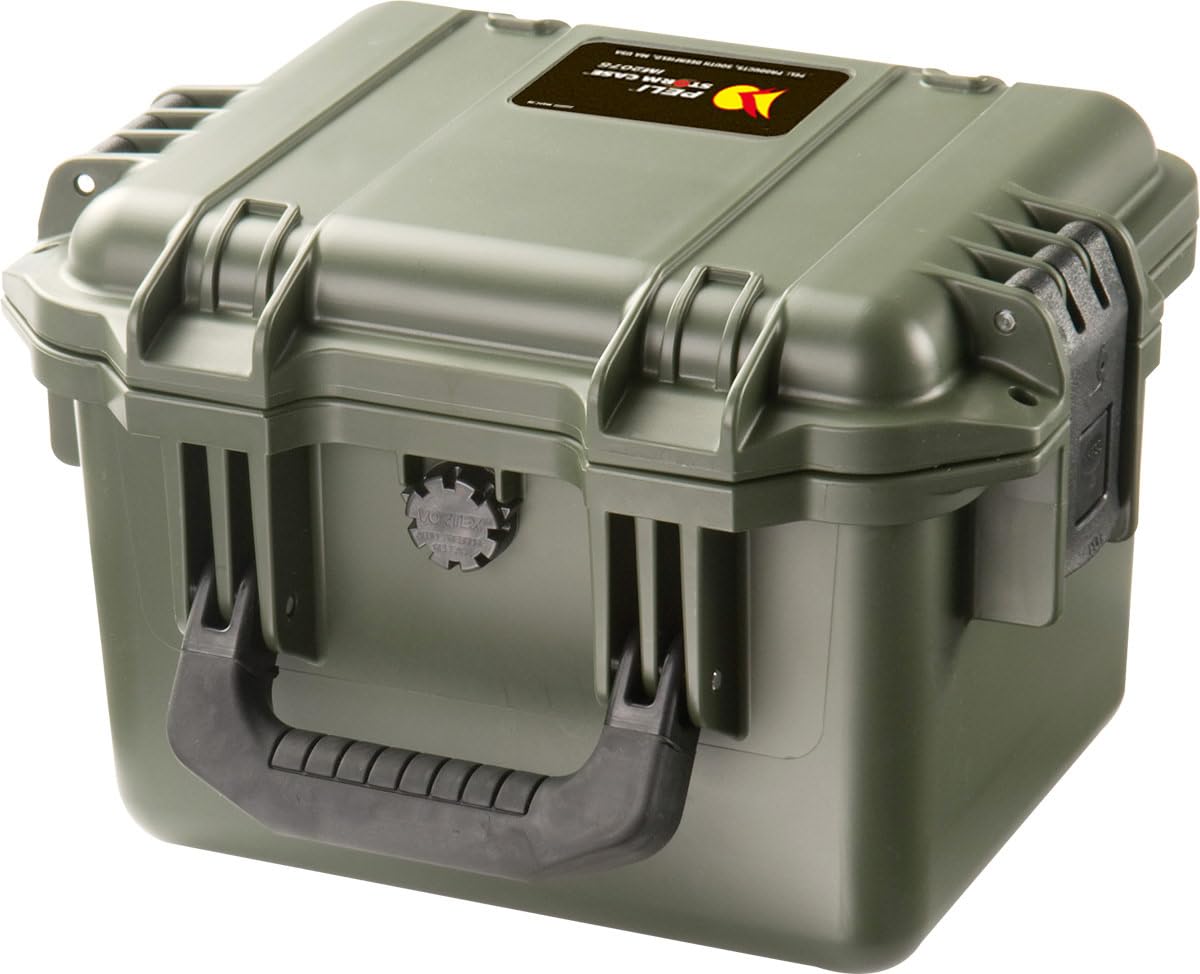 PELI Storm IM2075 Koffer, wasserdicht, schlagfest, staubdicht, tropentauglich, mit Schaumeinlage (anpassbar), Farbe: Oliv Grün