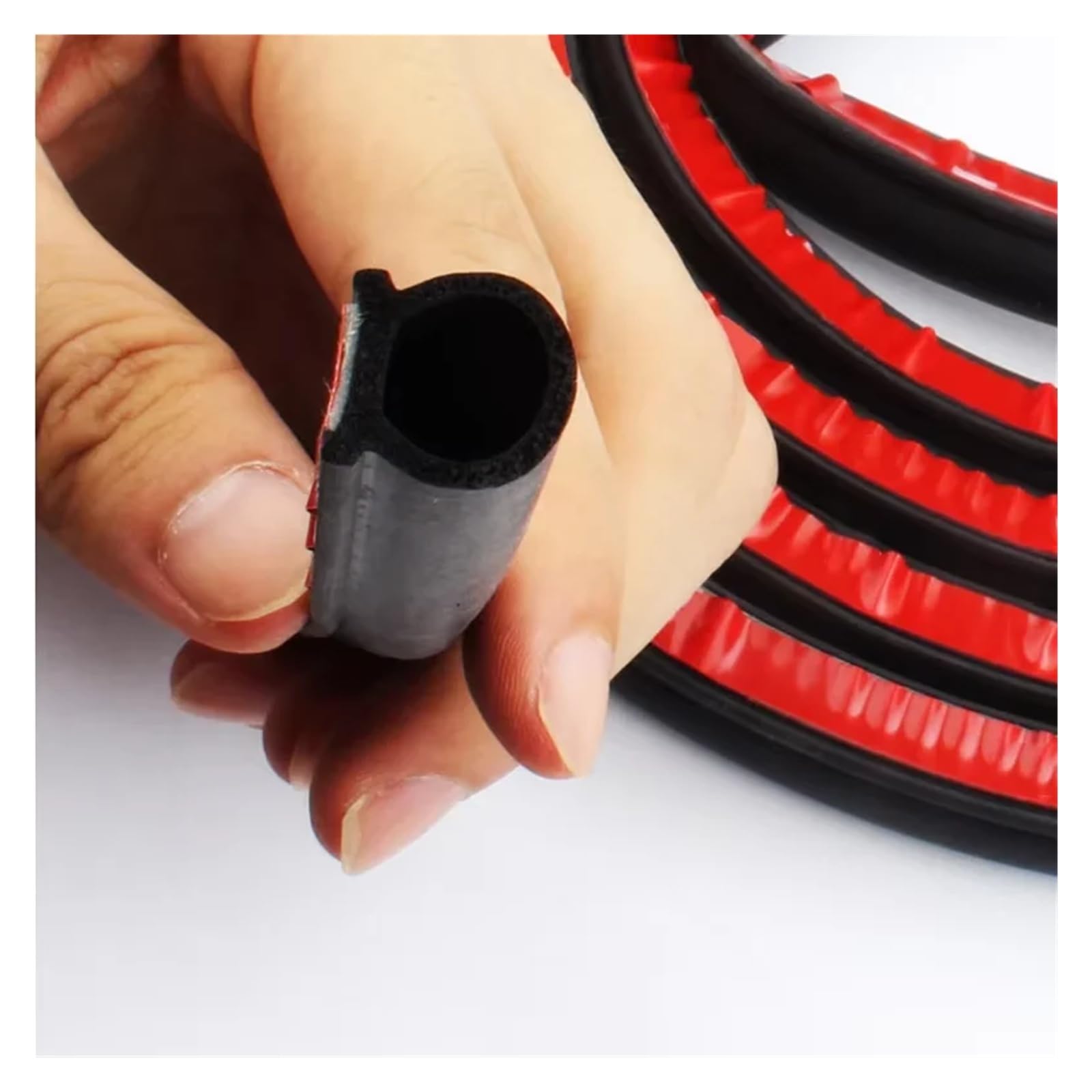 Joint d'étanchéité for portières de voiture 3/6 m, mastic d'étanchéité en caoutchouc, isolation, anti-poussière, insonorisation, joint d'étanchéité for vitres de voiture(Small D 3m)