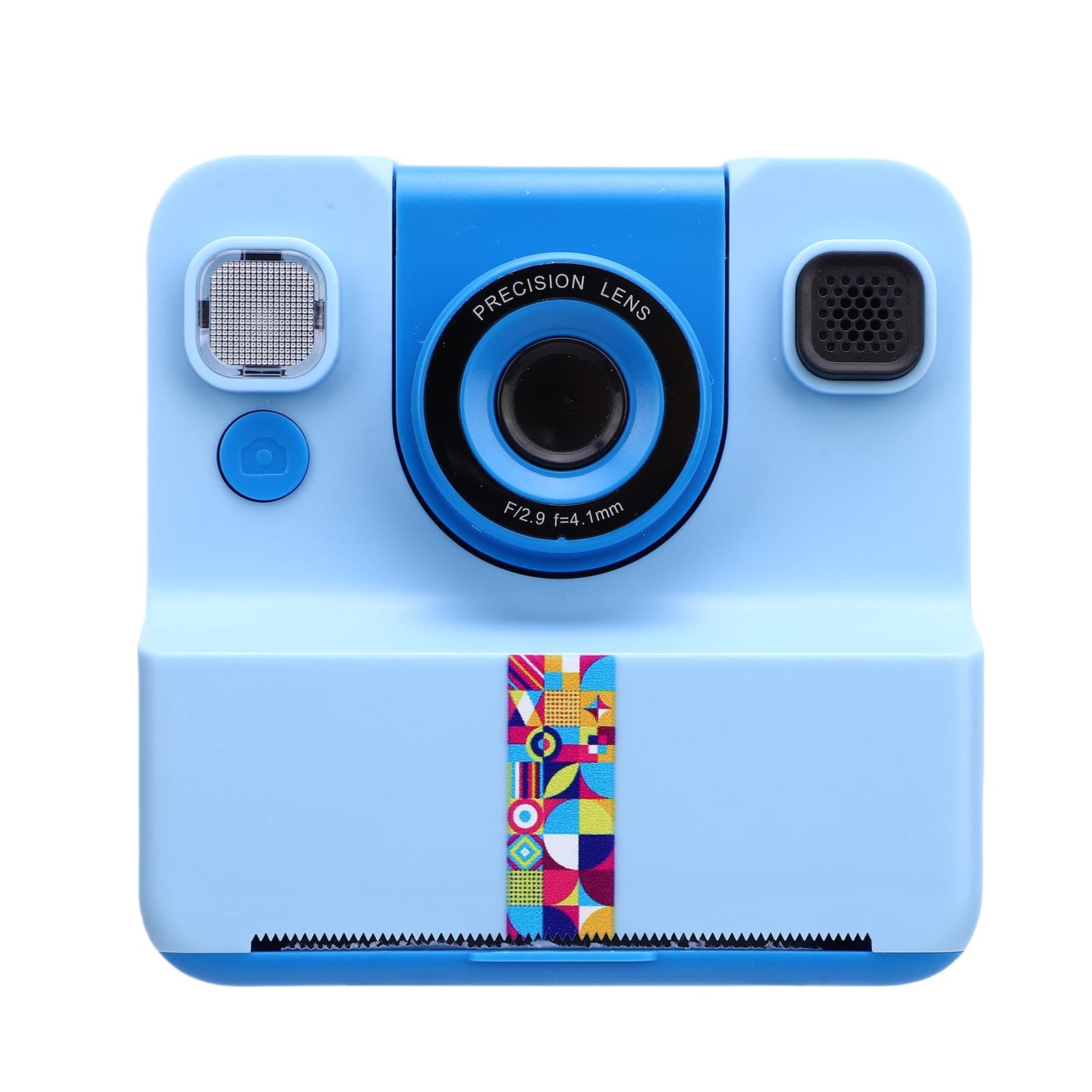 Luqeeg Instant Print Camera, 2.4in Disposable Camera, Full HD Video Recording 24mp Photo Personalize Photos Built in Fun Frames & Filters Multifunctional Use for Creators (Blue)-image-34