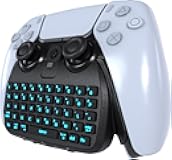 Collective Minds PS5 Controller Keyboard Attachment - Backlit Bluetooth Wireless ChatPad for PlayStation 5