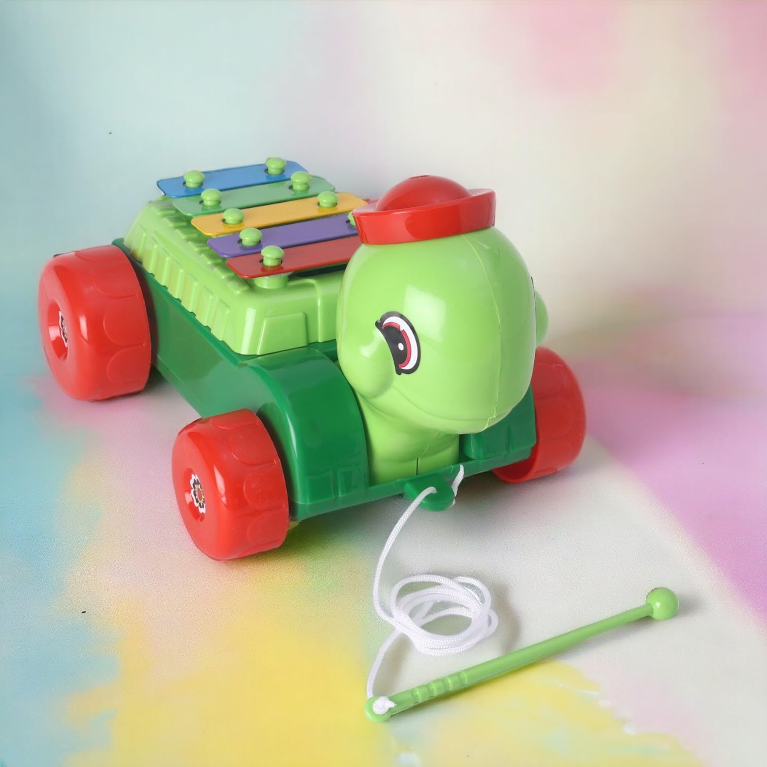 Toys Treasure Pull Along Musical Turtle with Xylophone Toy for Toddlers/Kids/Infants (B0CSKP8LYC) Amazon Price History, Amazon Price Tracker