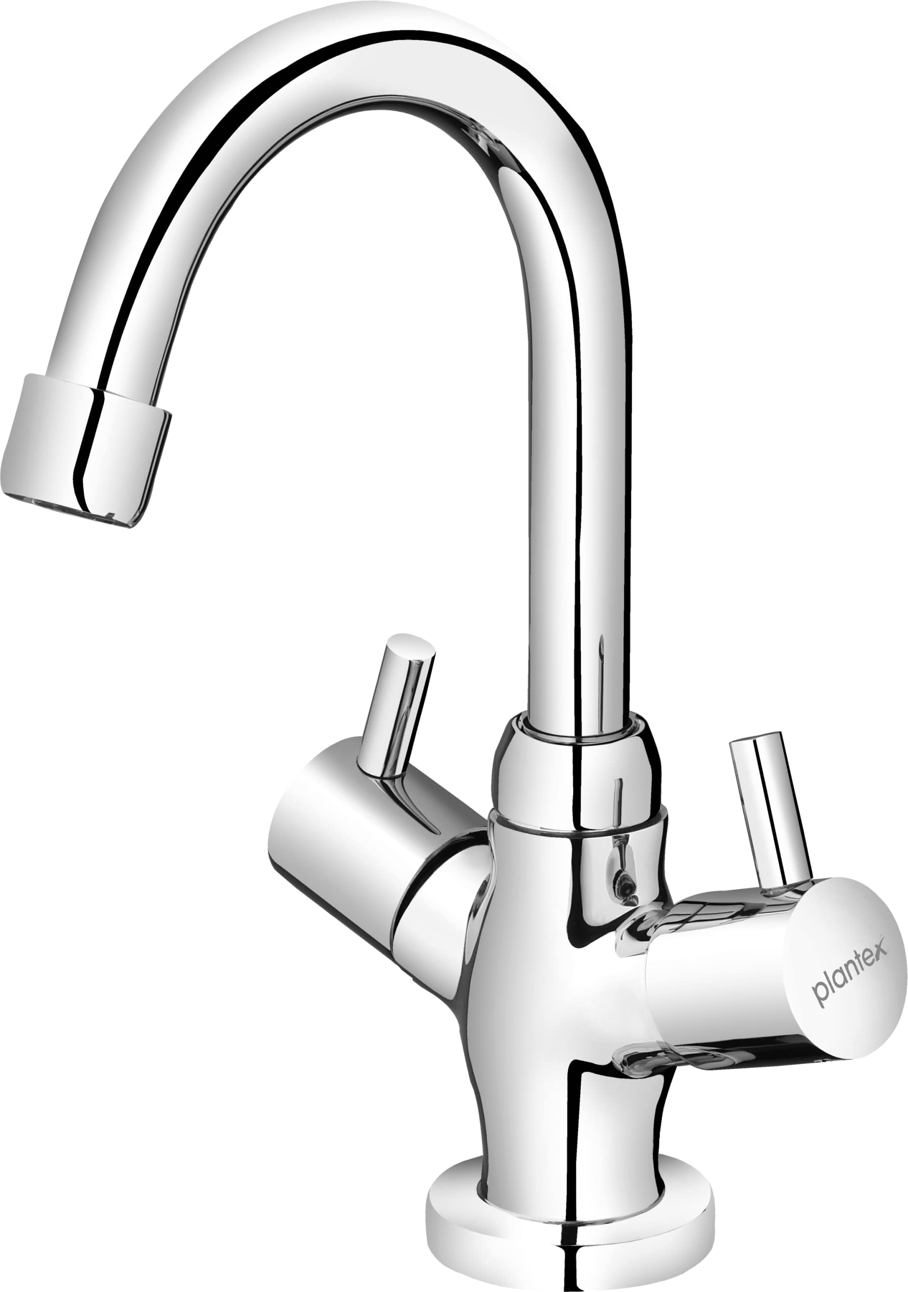 Plantex Pure Brass Basin Mixer Tap Hot & Cold with Teflon Tape/Tabletop Wash Basin Tap for Home with 360° Swivel Spout-7 Year Warranty (ICO-909-Chrome) (B093Q9SW2S) Amazon Price History, Amazon Price Tracker