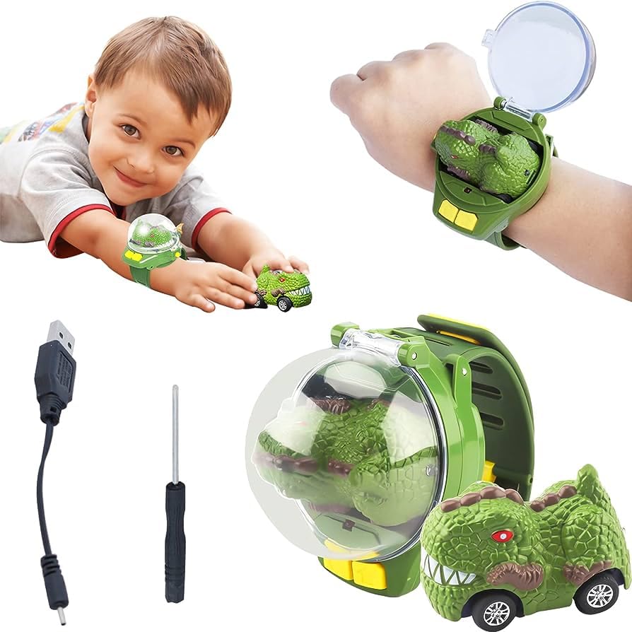 Bestie toys Mini Wrist Watch Remote Control Car Toys for Boys Girls (Dinasour Mini Car) (B0CGJBPN9T) Amazon Price History, Amazon Price Tracker