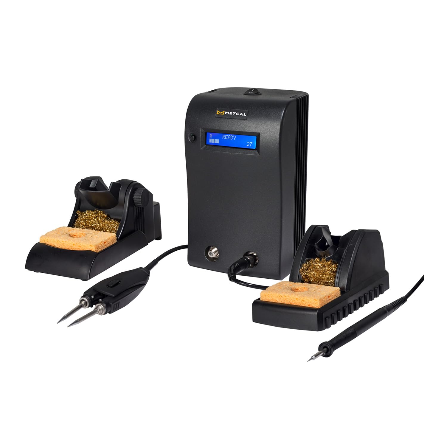 Metcal MX-500SPT Soldering/Rework Station with MX-PTZ Tweezer and MX-RM3E Handpiece