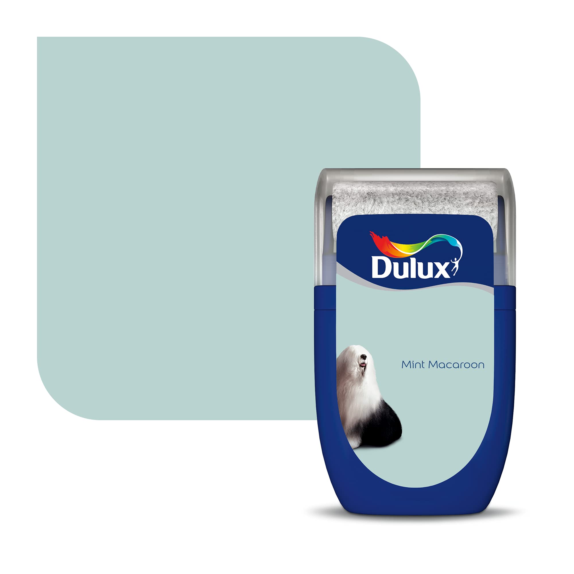 Muestra Color Paredes Pintura Tester Dulux - Color Macarón Menta - Secado  Rápido - Base Agua - 1 Capa Pintura Secado Rápido Tester, image size:2000x2000