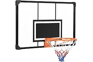 Soozier Wall Mounted Basketball Hoop for Garage With Mount : The Ultimate...