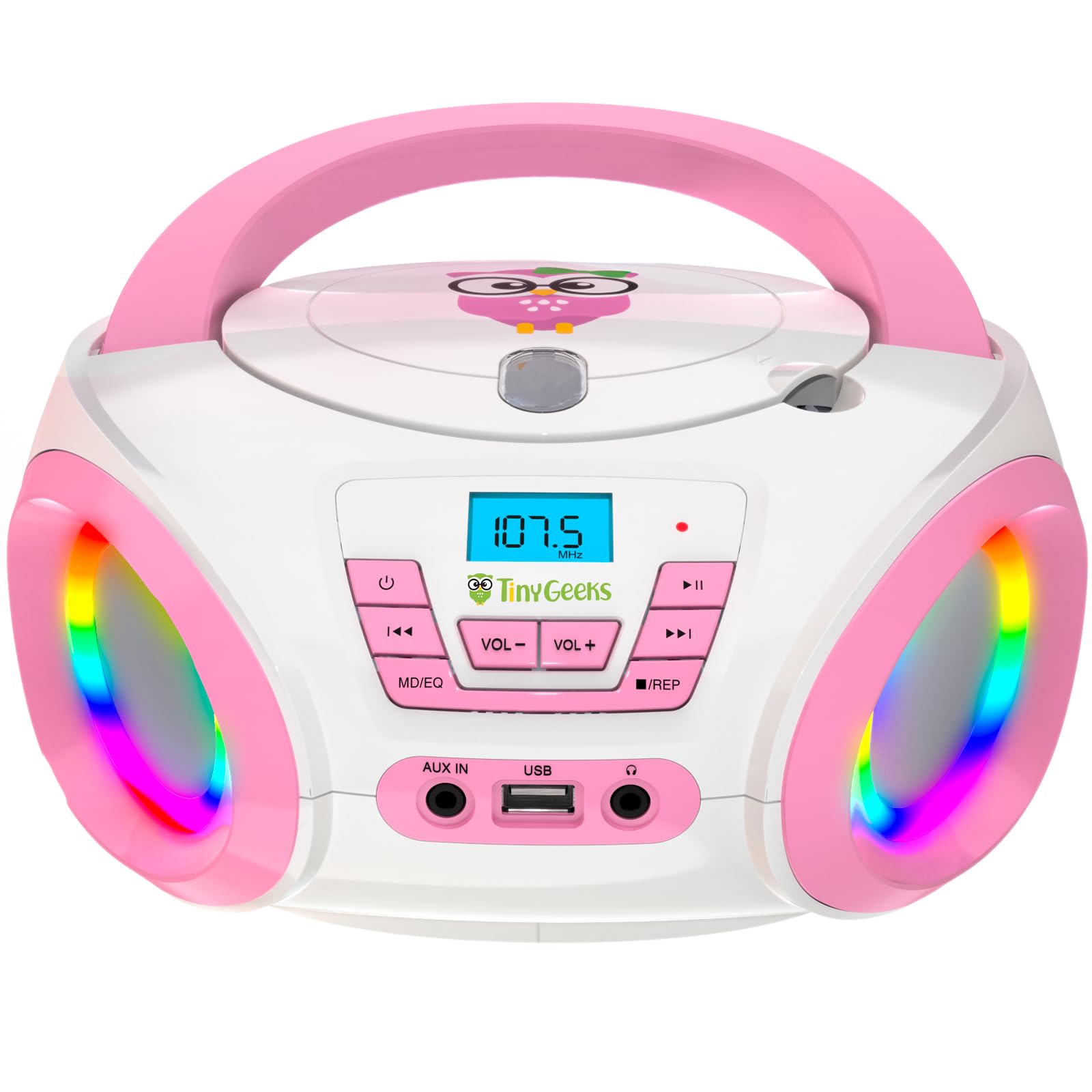 Tunes CD Player Bambini, Radio FM, Batterie Incluse, Regalo Perfetto