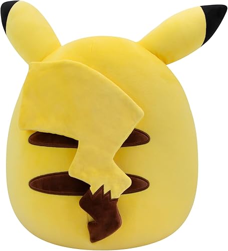Miniatura 3 de Squishmallows Pokemon Pikachu - Peluche de Pikachu de 20 pulgadas, añade Pikachu a tu escuadrón, peluche grande y ultra suave, peluche oficial de