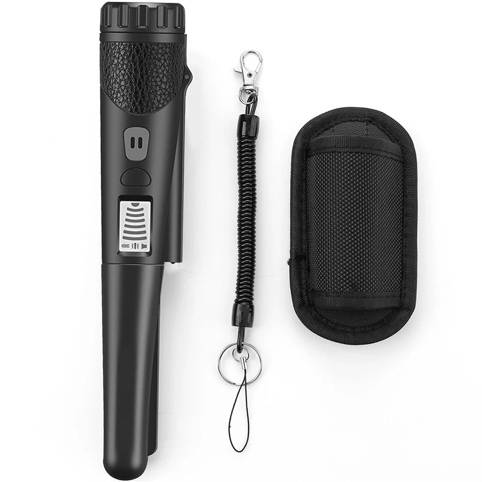 JVDDI GP-Pointer Handheld Metal Detector Pinpointer Waterproof Metal Search Gold Detector Professional Positioning Treasure Hunter(Nero)