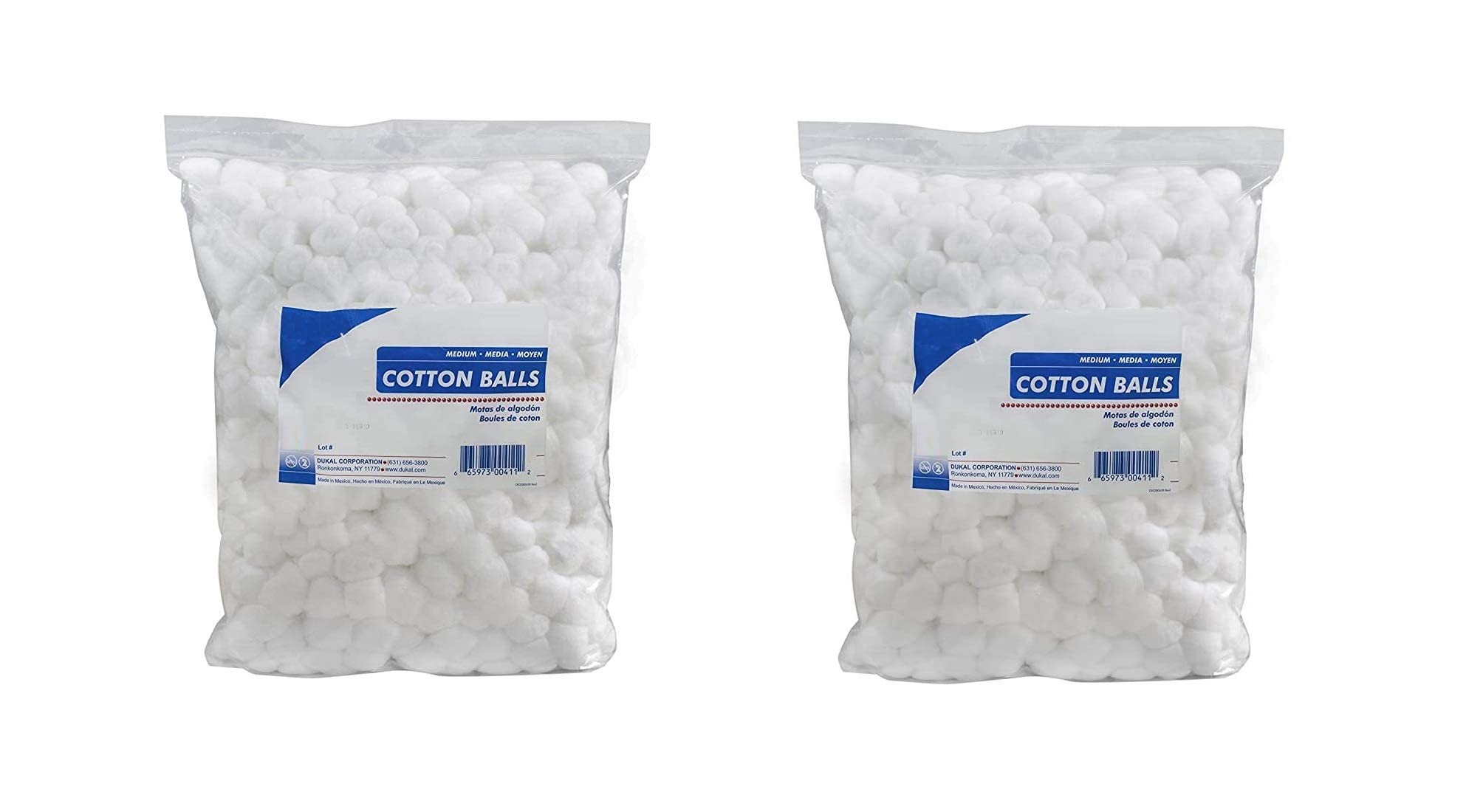 Sweetpea�Set of 200 PCS Cosmetic Cotton Ball for Eye, Face Makeup and Nail Paint Remover Safe For Sensitive Skin