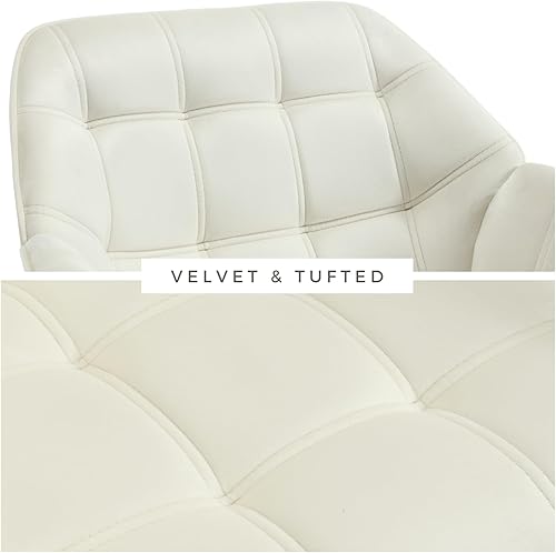 Miniatura 35 de Sofá biplaza pequeño de 48 pulgadas, moderno sofá de tela de lino de 2 plazas con respaldos acolchados y patas de madera para sala de estar, Lino