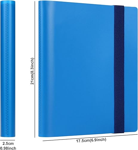 Miniatura 3 de GEAoffice Carpeta de 4 bolsillos  Carpeta de álbum de colección de tarjetas coleccionables de tamaño pequeño  Carpeta de bolsillo de carga lateral