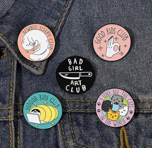 COLORFUL BLING Cute Enamel Pins Set Brooch Cartoon Animal Various Novel Designs Brooch Pins for Backpacks Badges Hats Bags Lapel Pins Accessory for Women Girls Gift3