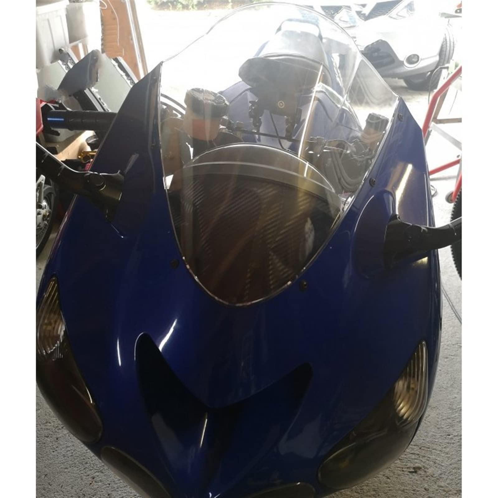 Amazon.co.jp: バイク 風防 ウイ に適合する忍者 に適合する