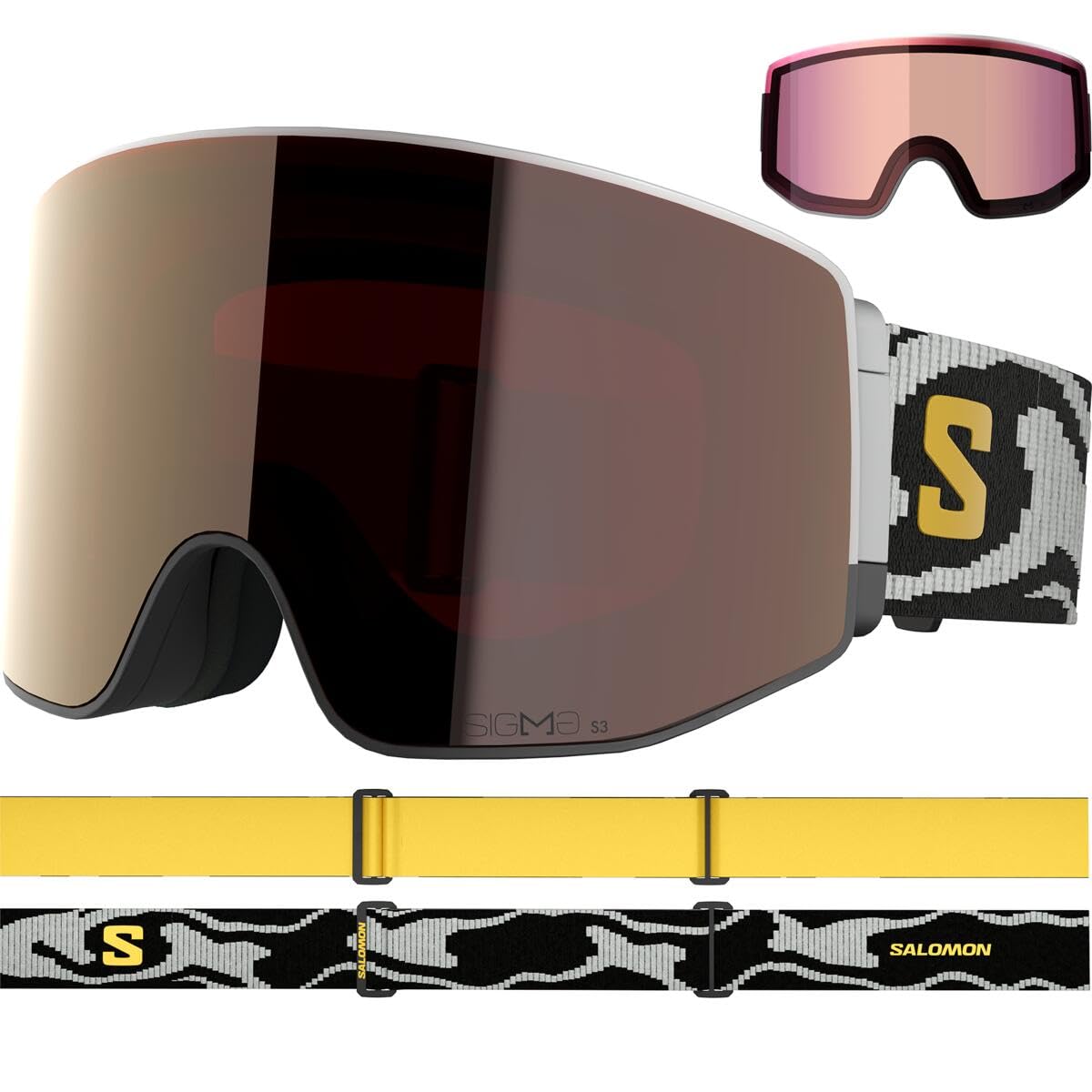 Amazon | [サロモン] スキー スノーボード ゴーグル SENTRY PRIME