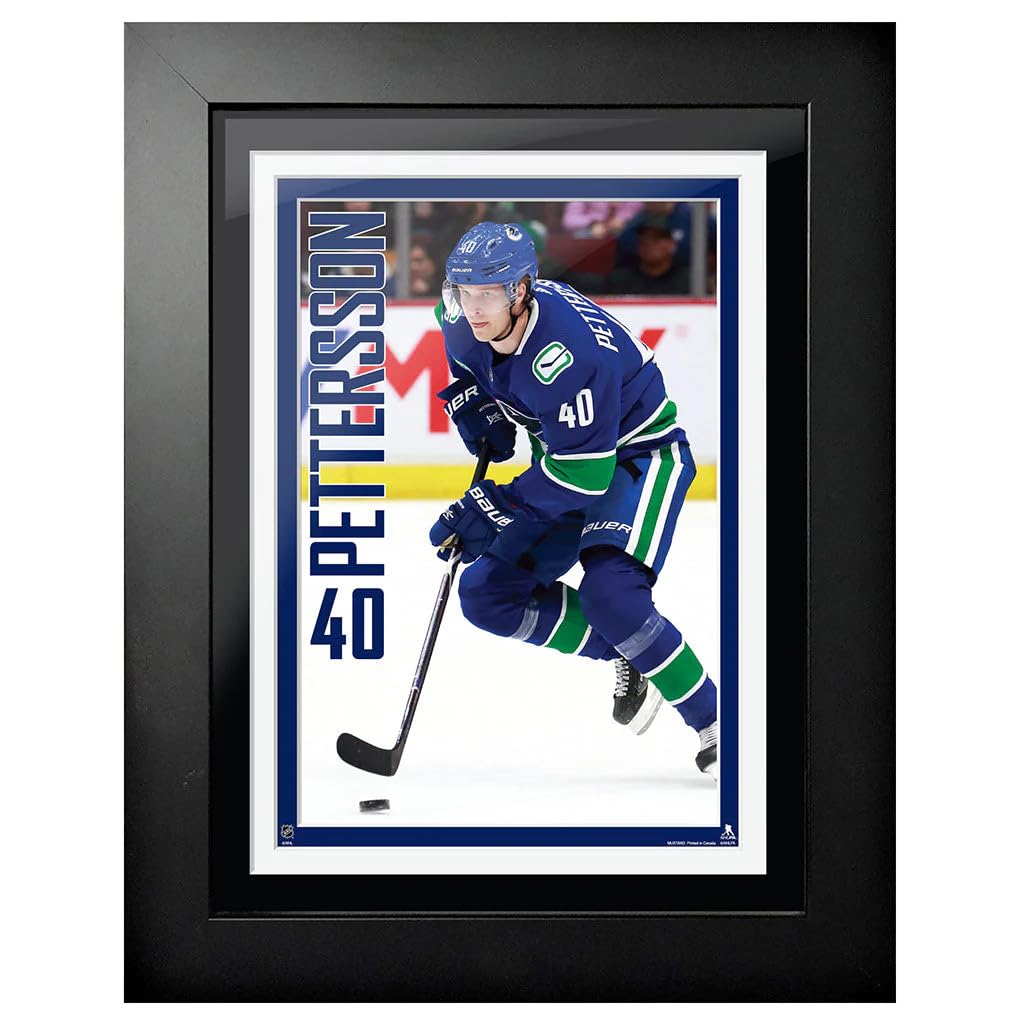 Vancouver Canucks Elias Pettersson Frame - 12