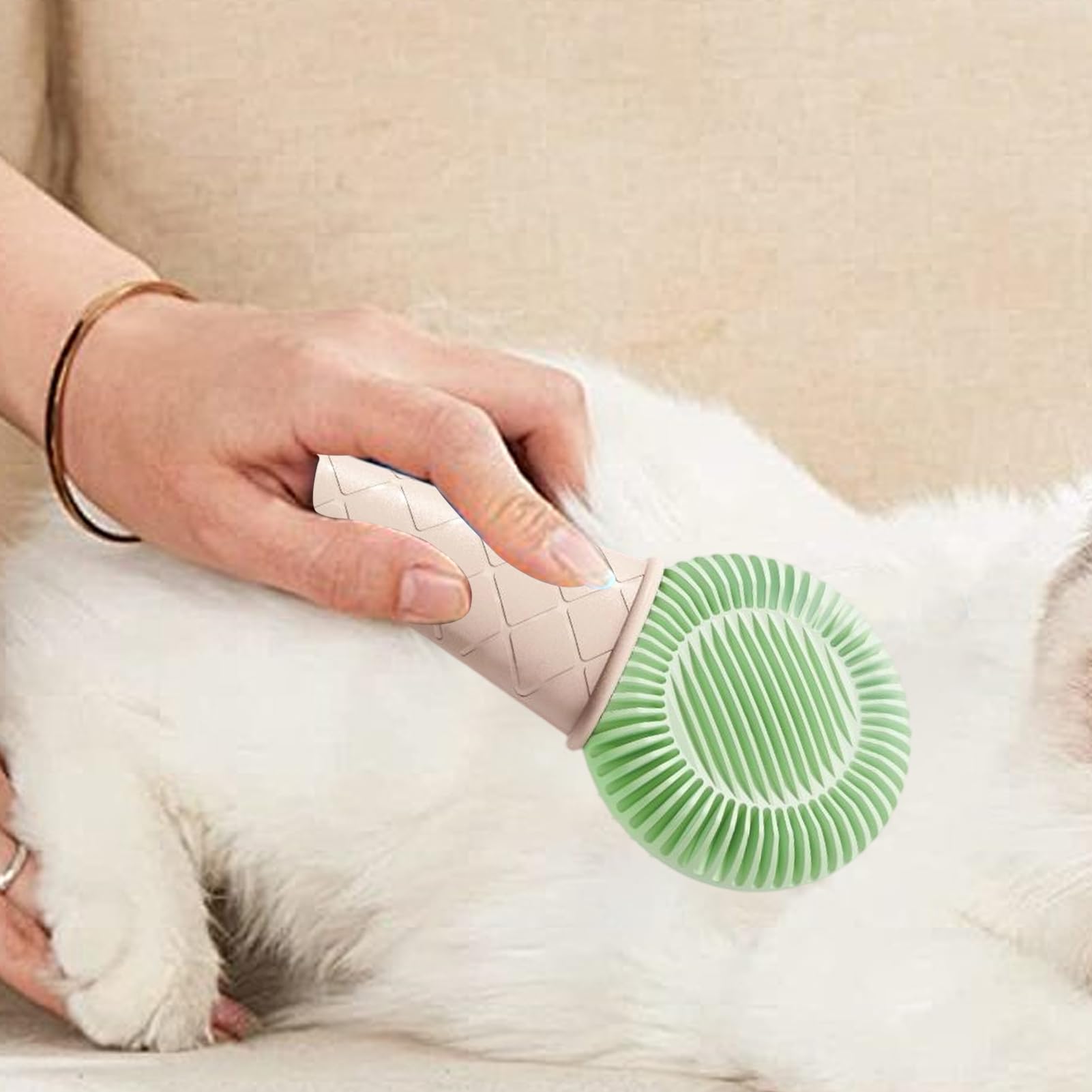 Spazzola Per Animali Domestici Rimozione Morti Massaggiante Appendibile | Spazzola Per Pulizia E Toelettatura Per Gatti Per Interno Esterno Mantello Lungo Corto Razze Piccole Medie Grandi
