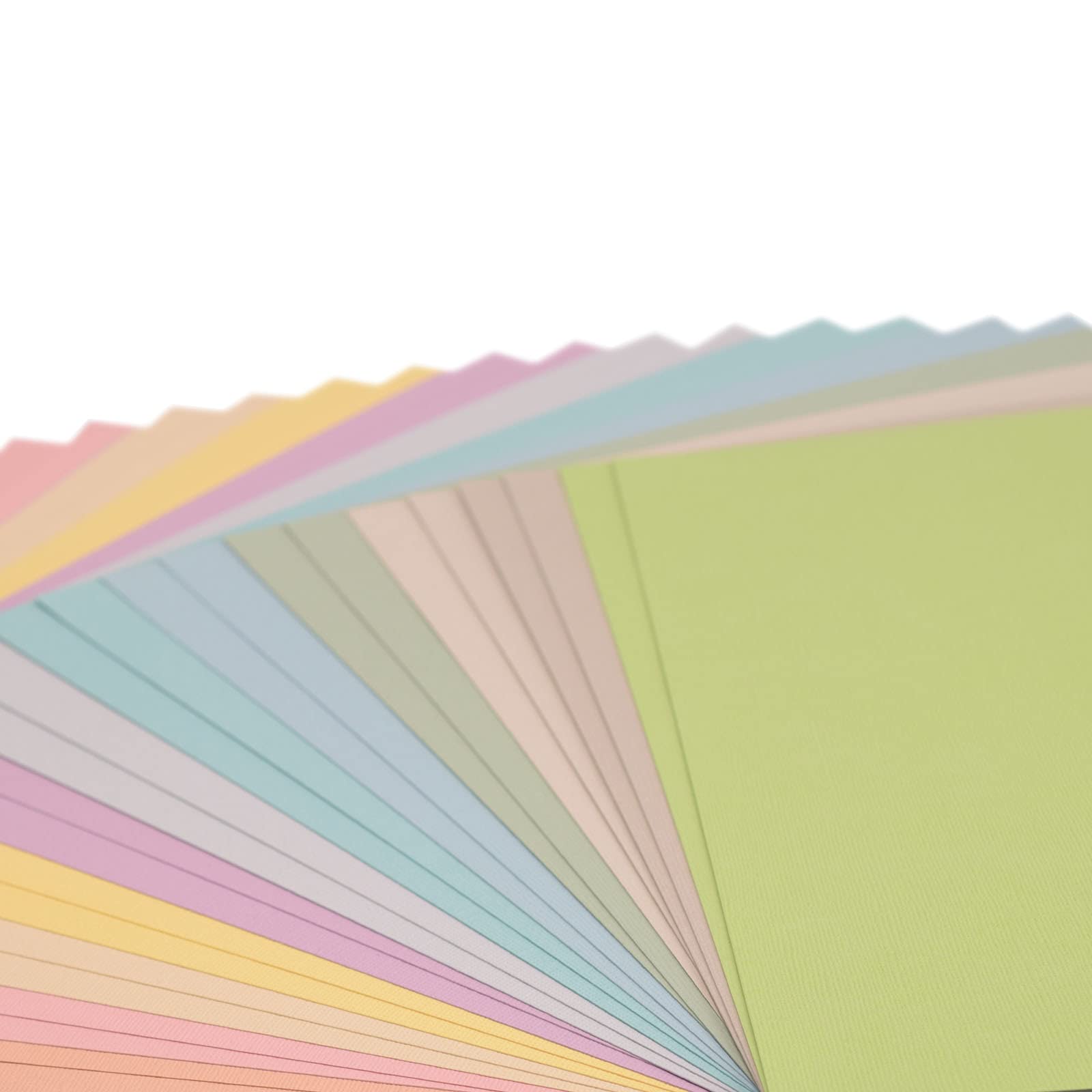Florence Papier Cartonné 72 Feuilles de 30,5 x 30,5 cm en 24 Couleurs – Grand Lot de Papier Scrapbooking pour Loisirs Créatifs, Faire-Part de Mariage, Dessin et Découpes