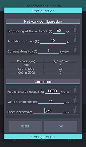 Transformer Calc Pro