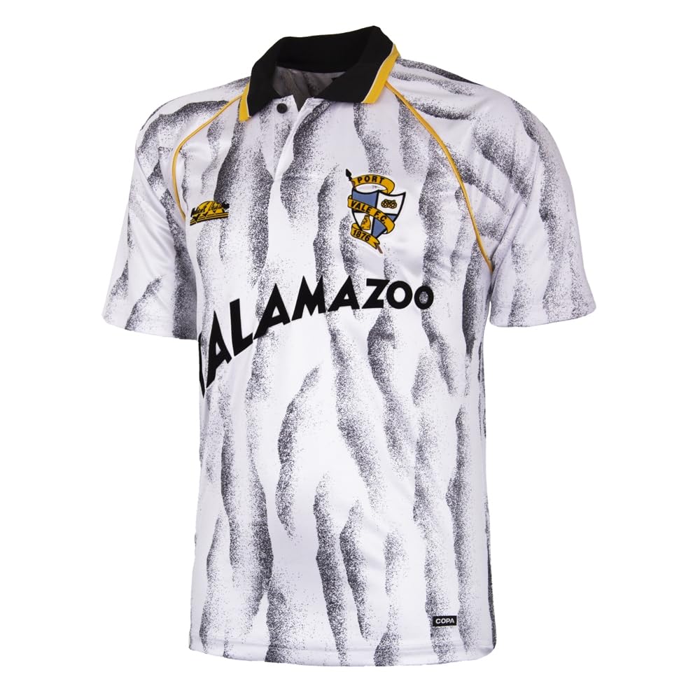 Port Vale FC 1991-92 Retro Football Shirt, white, XL