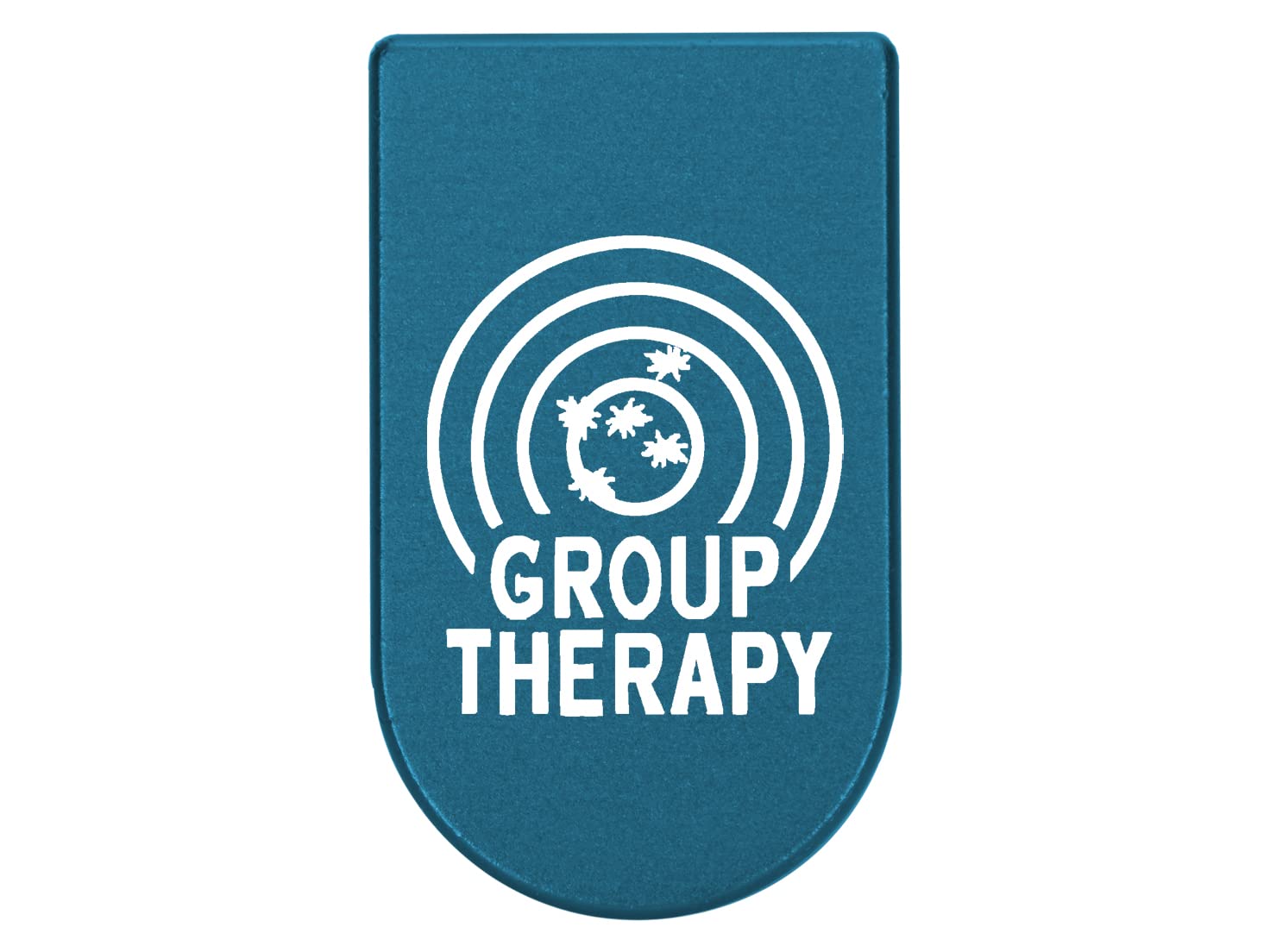 NDZ Performance Magazine Base Plate with Finger Extension for Springfield Hellcat 10 Round 9mm – Blue Laser Engraved Aluminum – Group Therapy Target – USA Made