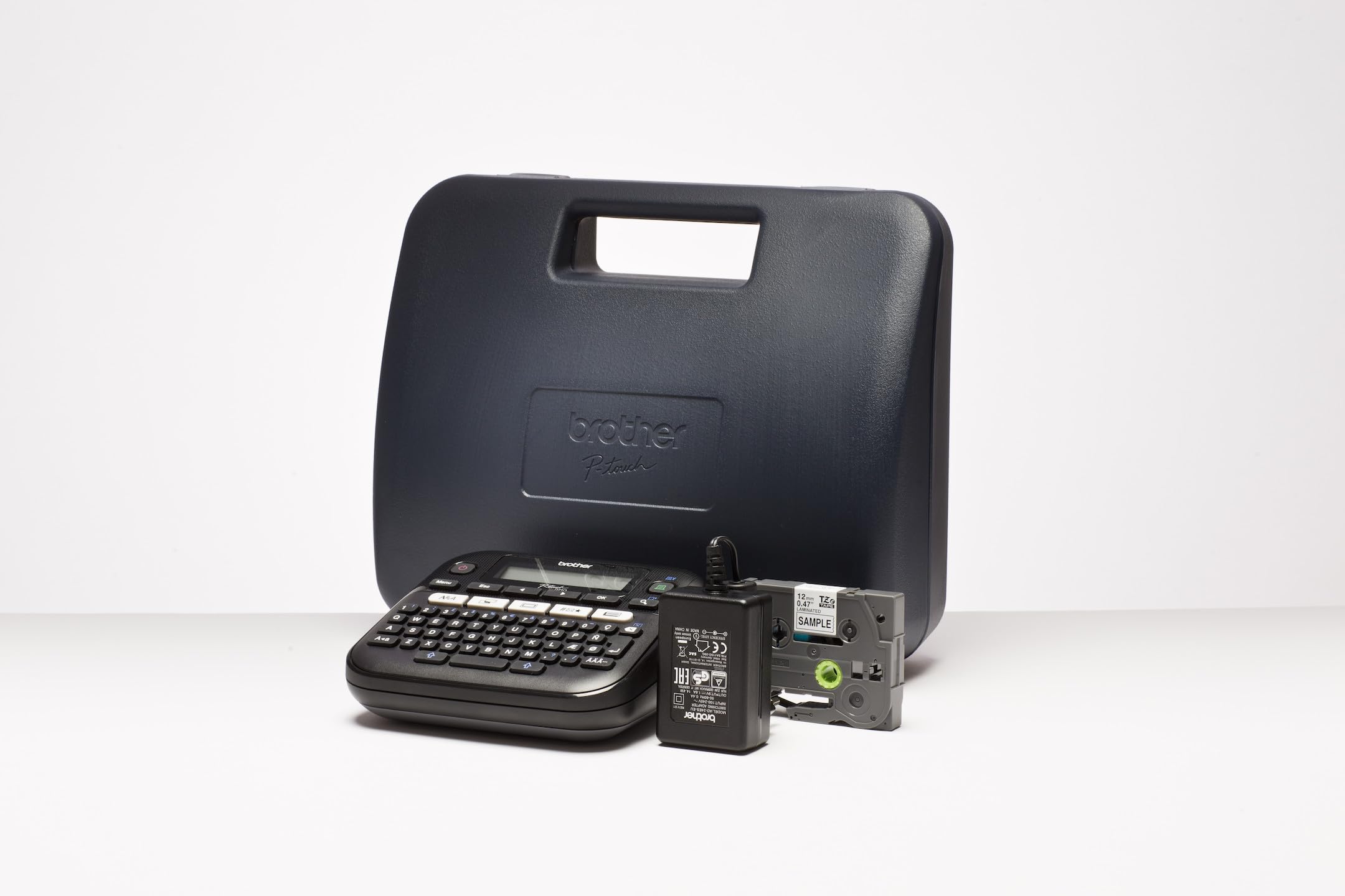 Brother PT-D210VP Label Maker with AC Adapter and Carry Case (for TZe Tapes 3.5-12mm wide, up to 20mm/sec. Print Speed