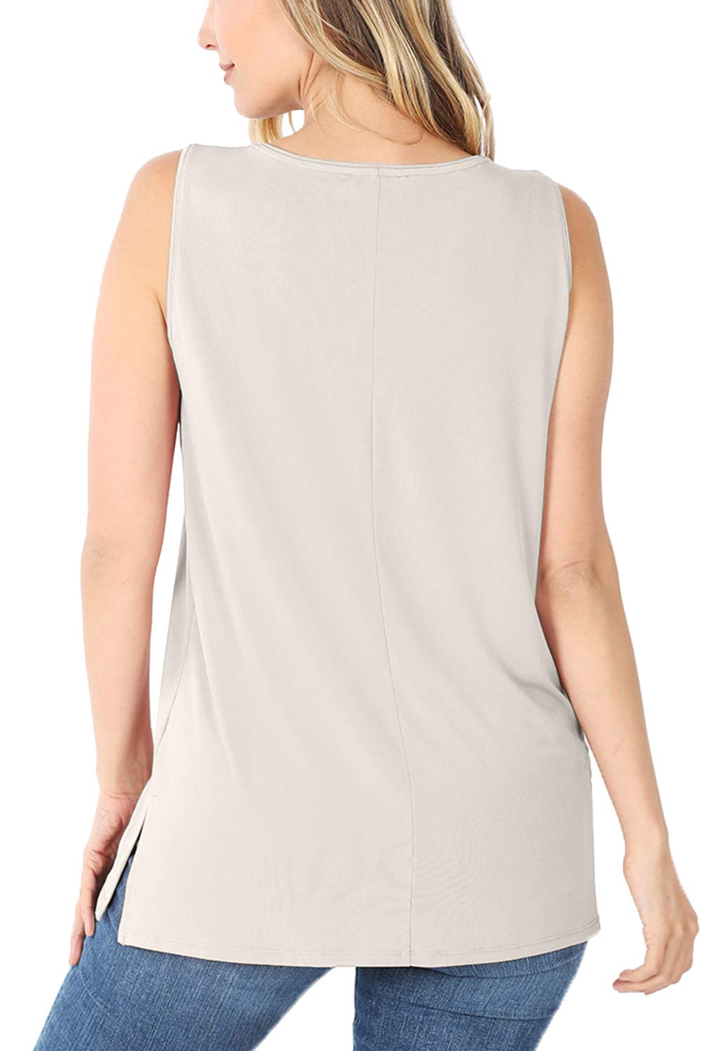 LE3NO Womens Loose Fit V-Neck Short Sleeve T Shirt Tunic Top for Leggings (S - 3XL)