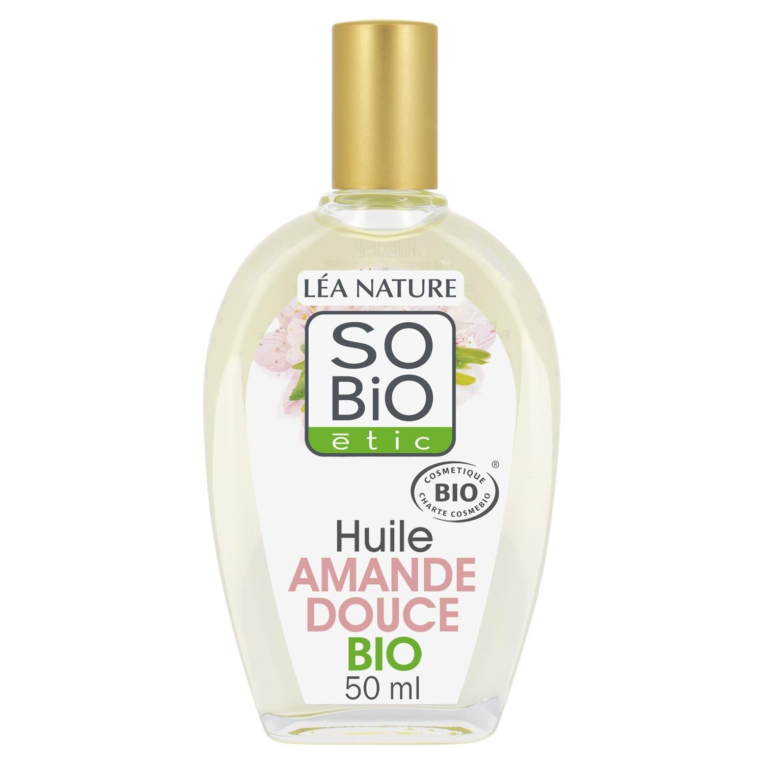 SO'BIO ETIC – Huile Corps Nourrissante pour Peau Sèche, Douceur et Souplesse à l'Amande (50mL) - Le Lot De 3