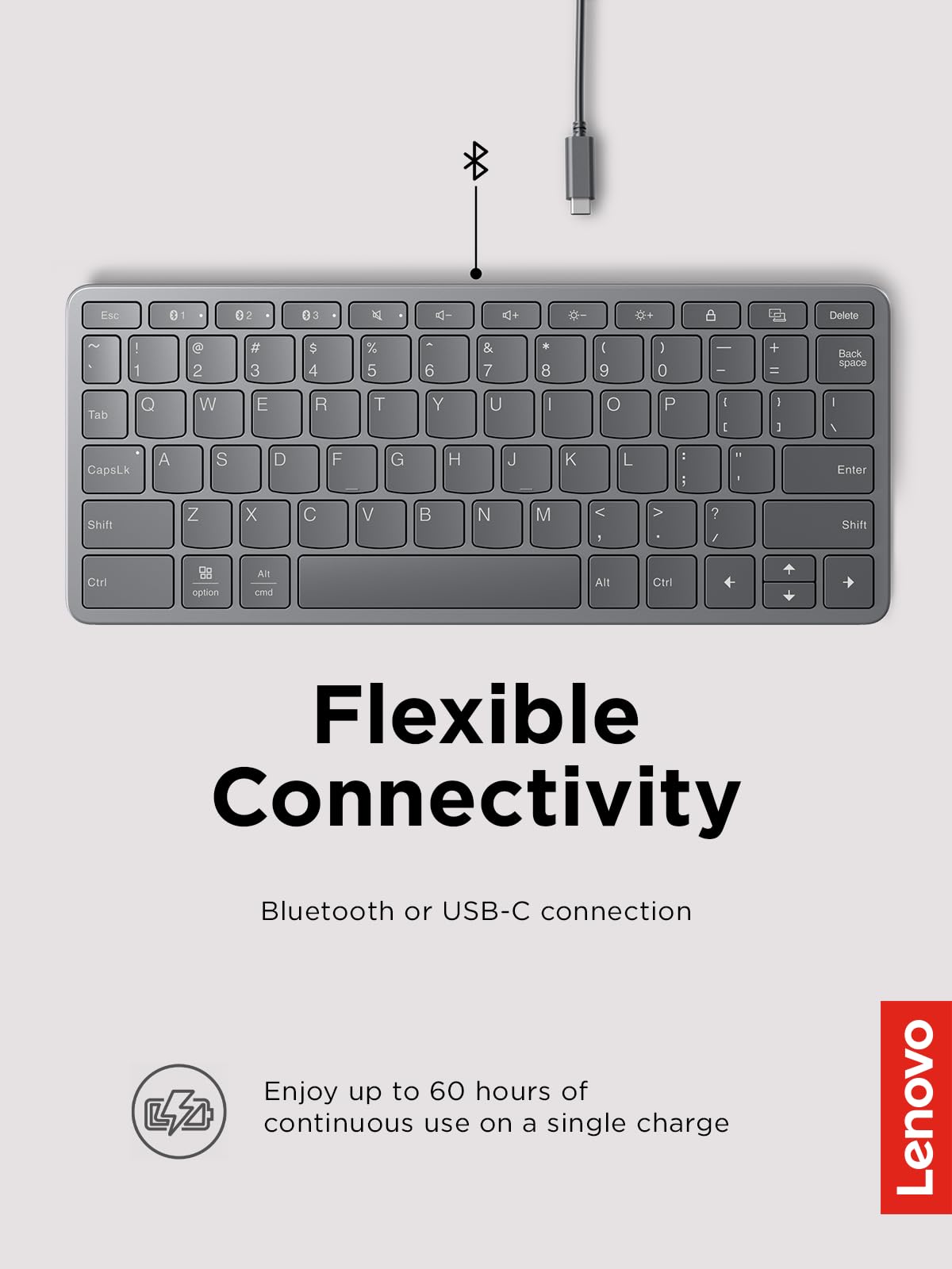 Amazon.com: Lenovo Multi-Device Wireless Bluetooth Keyboard