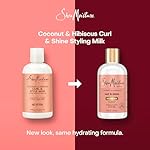 SheaMoisture Curl & Style Milk Coconut & Hibiscus with Silk Protein & Neem Oil for Thick, Defined, Curly Hair Fair Trade, Sulfate-Free 8 oz - Image 3