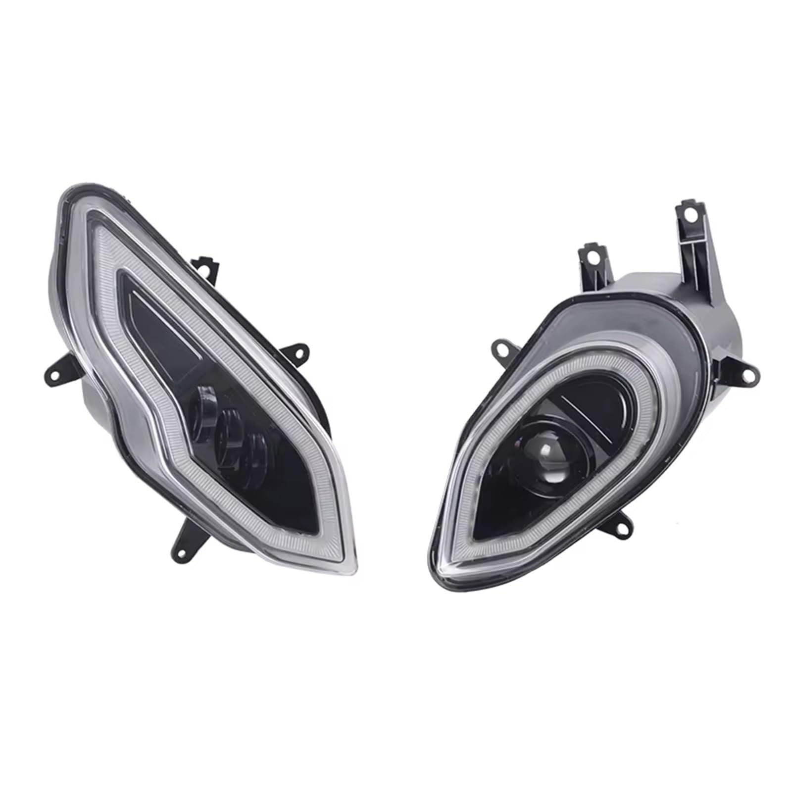 Faro Anteriore Moto per BMW per S1000RR 2015 2016 2017 2018 Moto LED Angelo Halo Faro di Montaggio