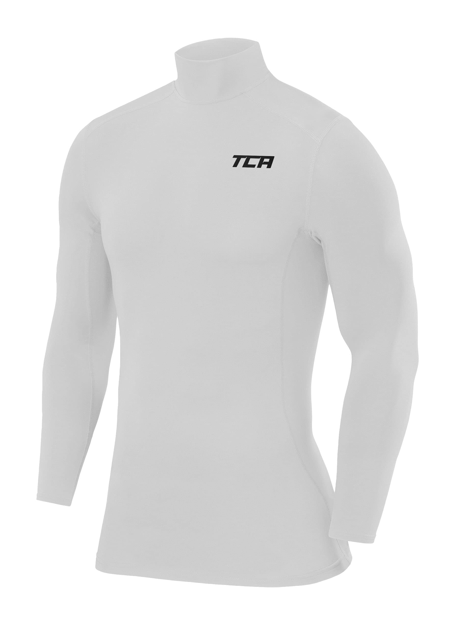 TCA PRO Performance Uomo Maglia Collo Alto a Maniche Lunghe