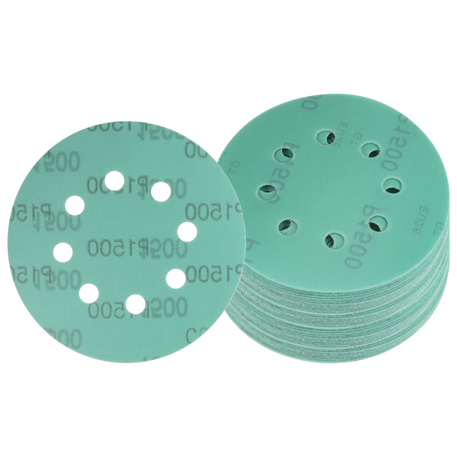 Kozelo 50pcs Green Film Sanding Discs