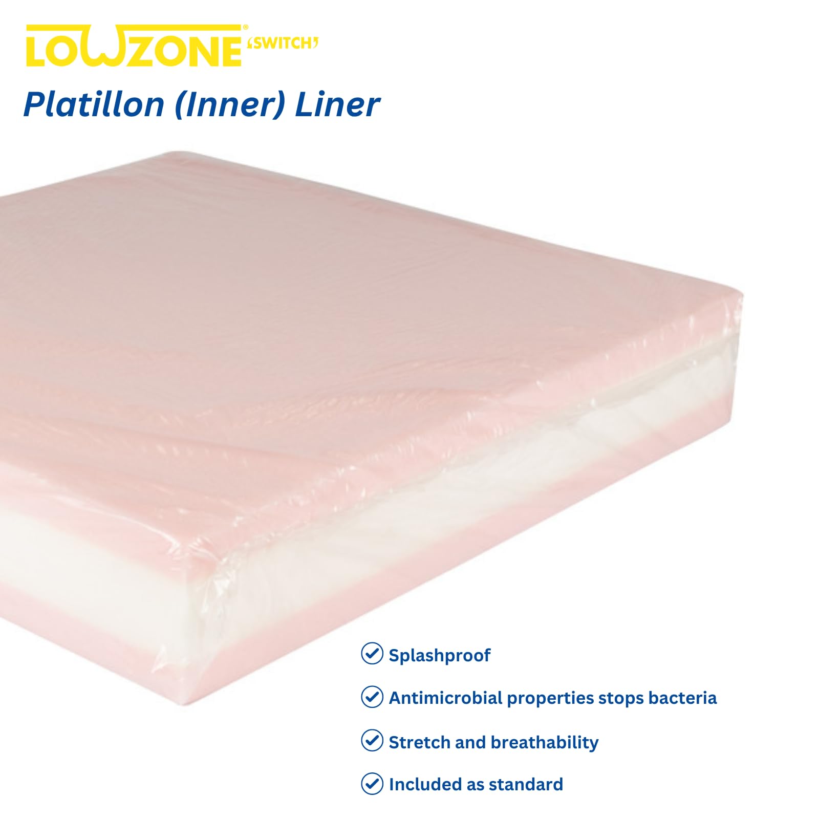 Helping Hand Company - Cojín para aliviar la presión de Lowzone Switch, espuma viscoelástica sensible a la temperatura para mayor comodidad y apoyo. Cojín de asiento para dolor por presión y alivio de