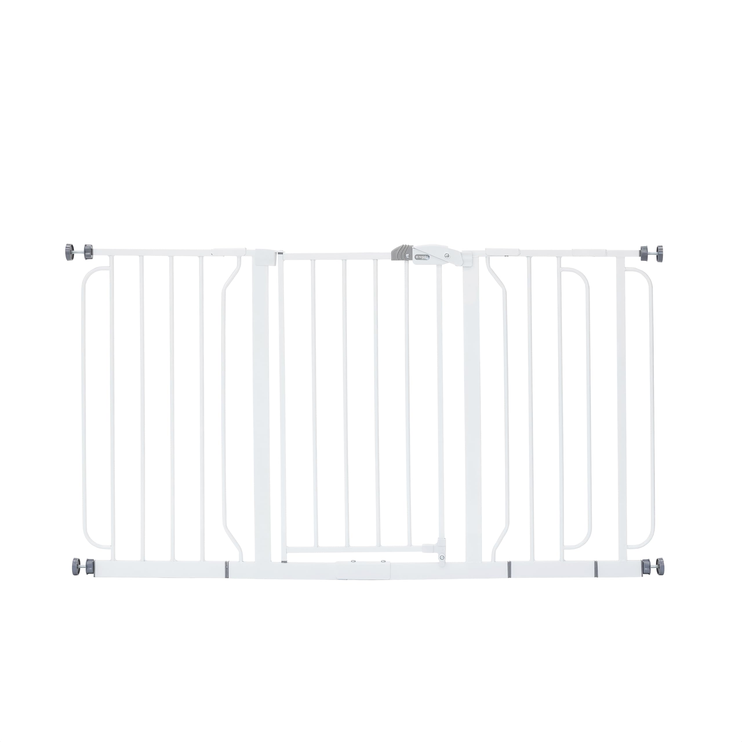 Regalo Supporto a pressione per cancelletto di sicurezza ad ampia portata con 3 kit di estensione inclusi (148 cm)
