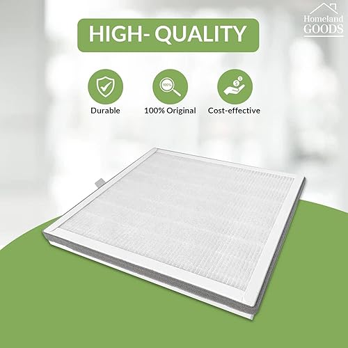 Miniatura 3 de Filtro de repuesto compatible con PureZone Pure Enrichment 3 en 1 Air High Efficiency H13 Grade True HEPA Purifier Part No PEAIRFIL 4 unidades