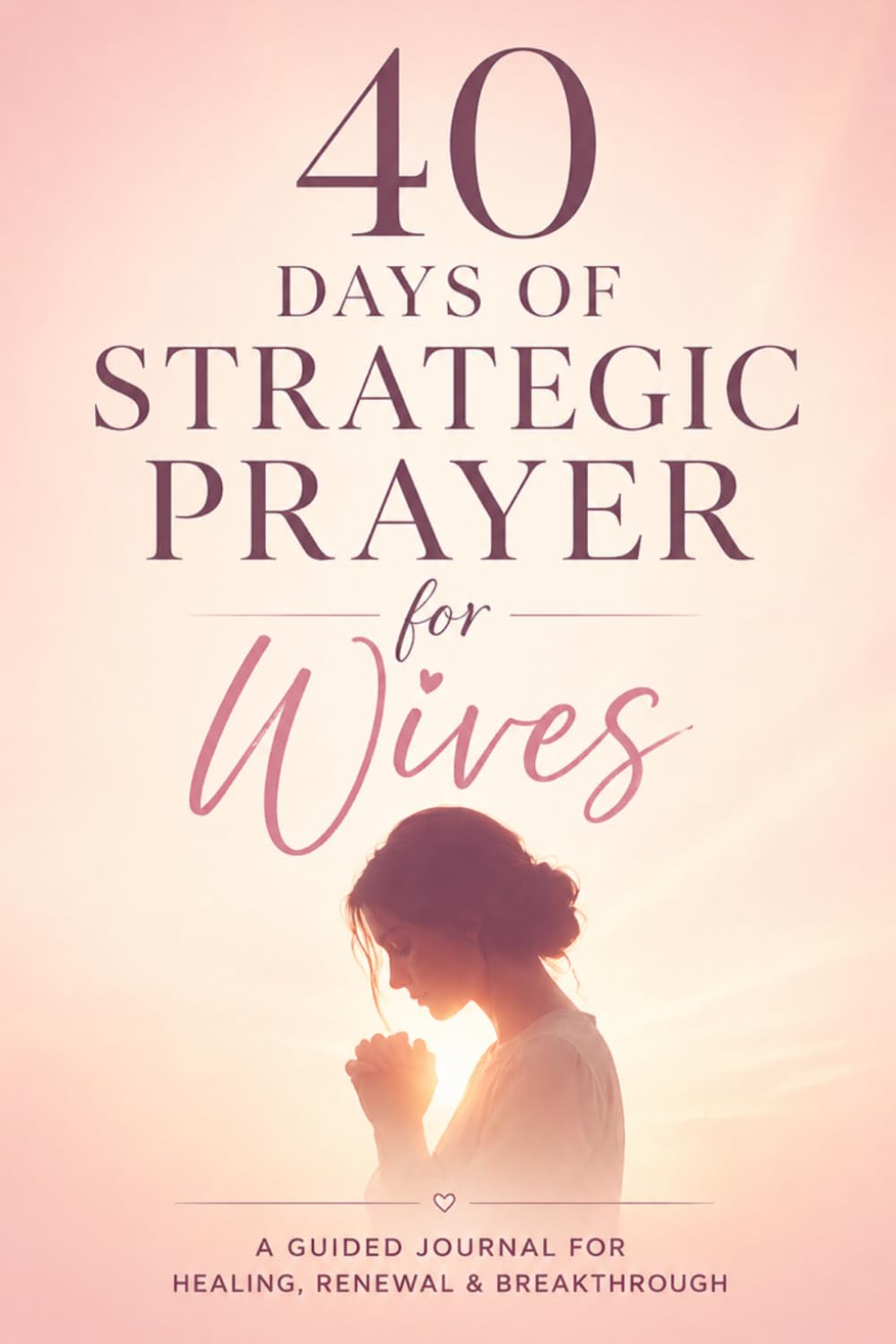 40 Days of Strategic Prayer for Wives: A Guided Journal for Healing, Renewal & Breakthrough