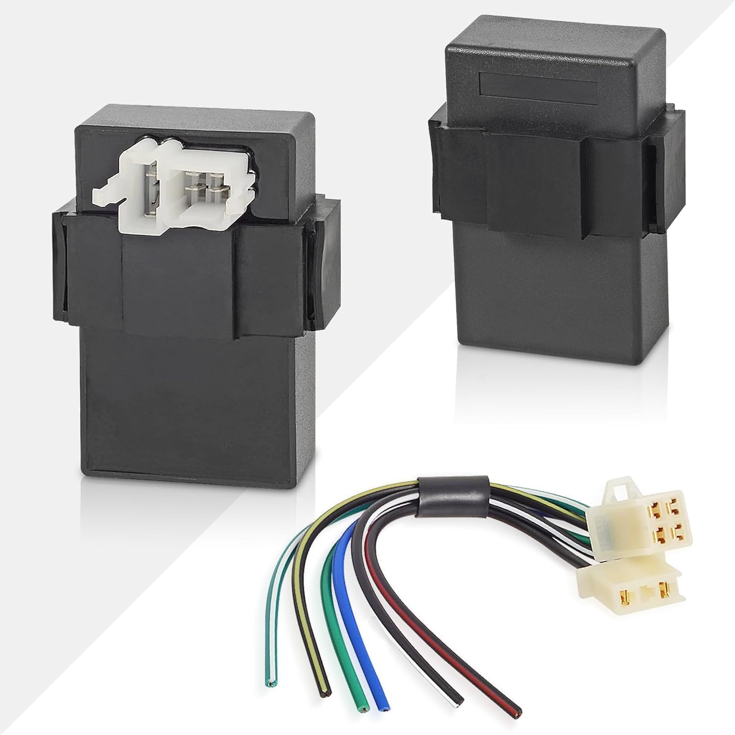 6-Pin DC CDI Box with Connecting Plug High Performance Racing Part for CG125cc 150cc 200cc 250cc Vertical Engine ATV Quad Go Karts Dirt Bike Scooter
