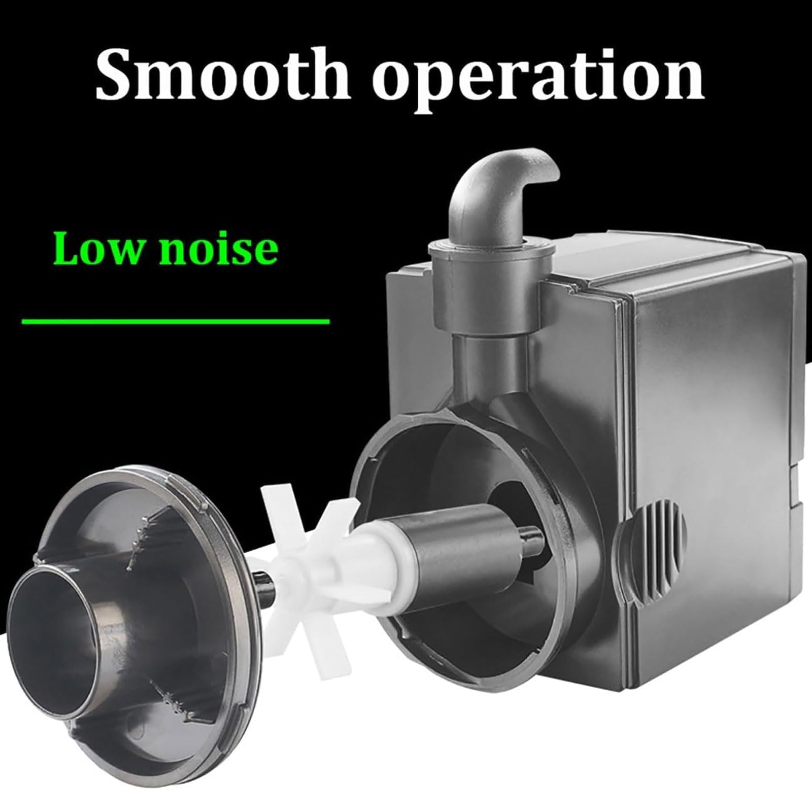 Skimmer automatico per laghetto 3000/4200 l/h con aspirazione 43W/70W, aspirapolvere galleggiante, cavo di alimentazione da 10 m, collettore di detriti a basso rumore, ideale per la pulizia di