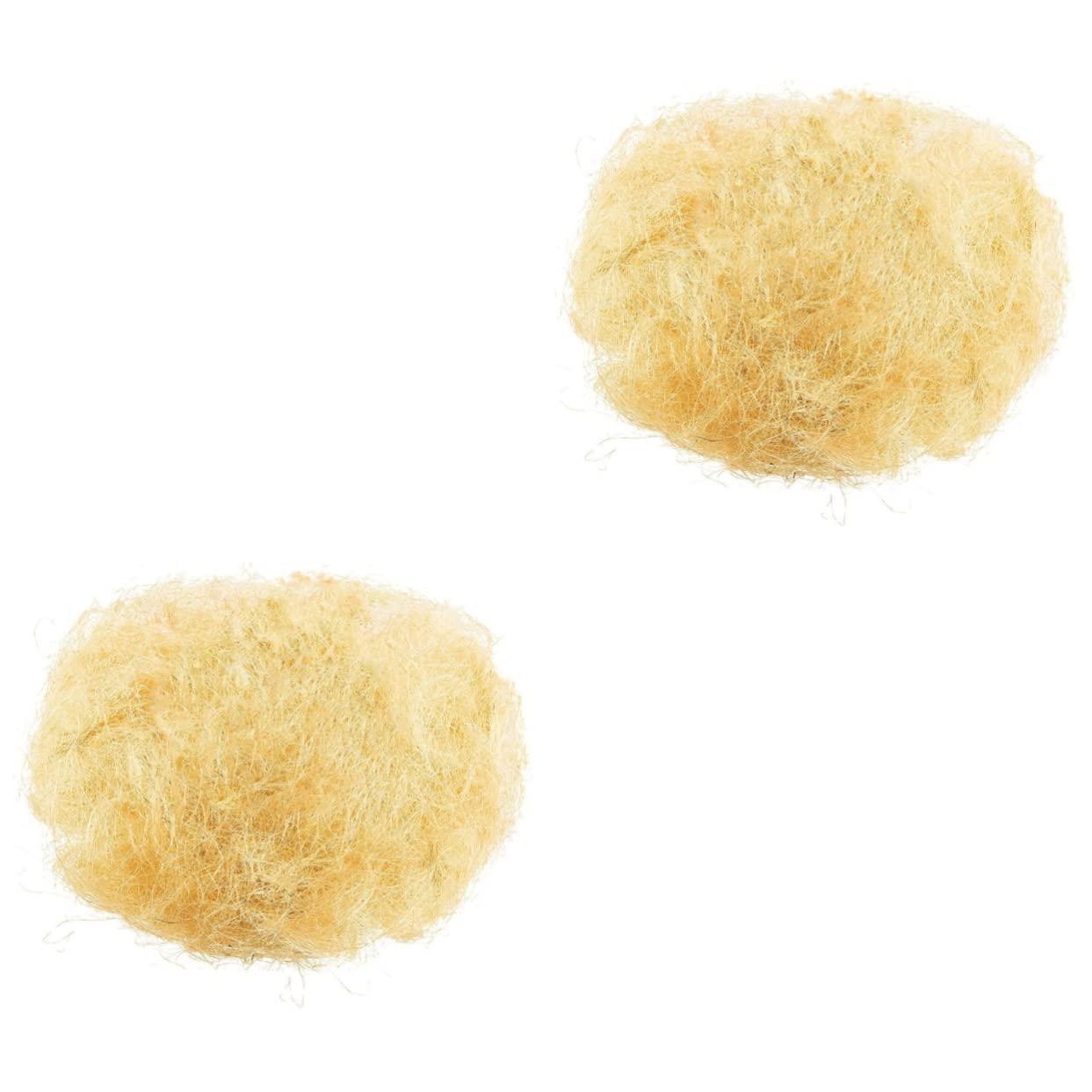 VANZACK 6 Packs chicken coop grass nest mat bird nest decor bird decor fiber filling stuffing shred paper grass natural silk grass filler Wedding Decor Accessories Jute Wire Jute Silk gift